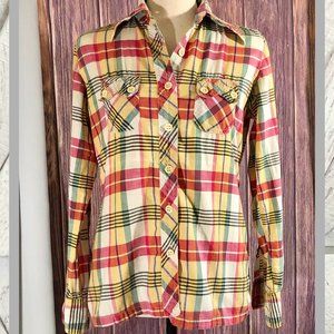 Vintage Women’s Sierra Brand Plaid Shirt